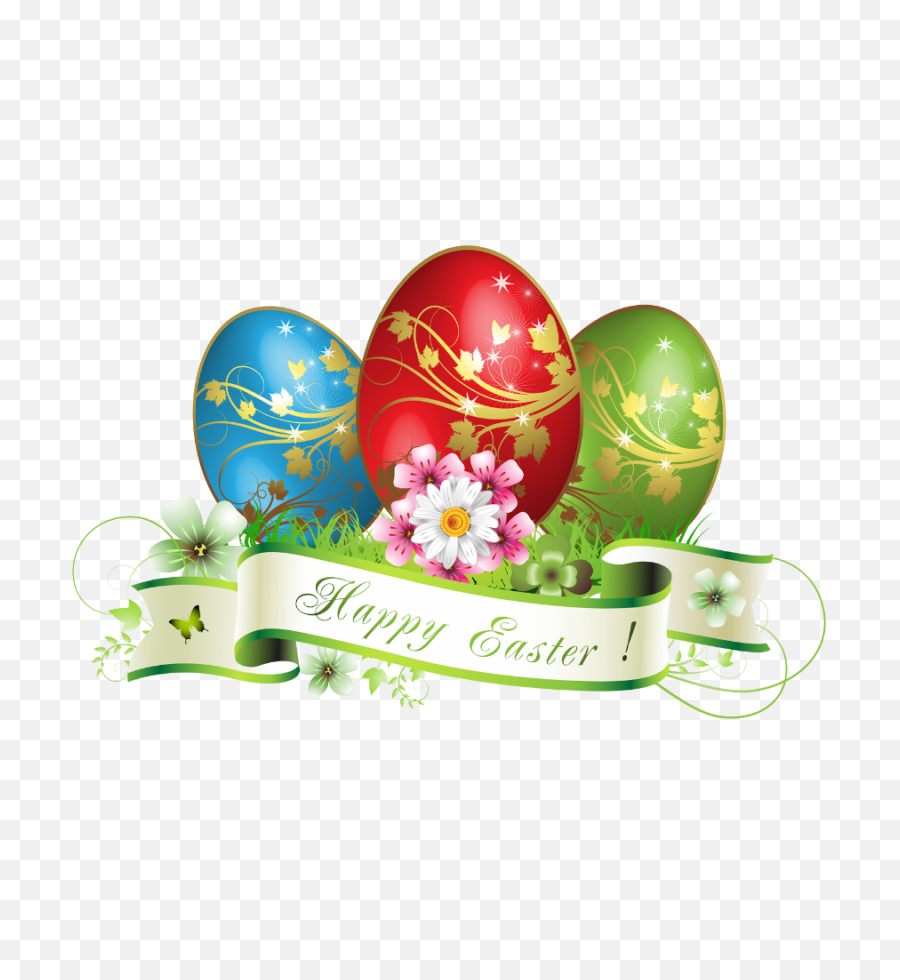 Happy Easter Eggs - Easter Eggs Happy Easter Png,Happy Easter Png