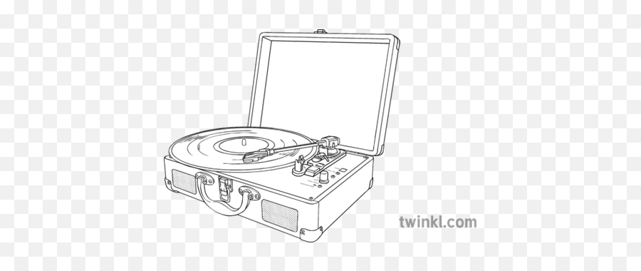 Vinyl Record Player Stereo Sound Vintage Hispter Music - Circle Png,Record Player Png