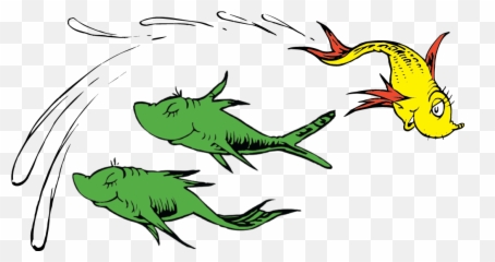 Recognizing Water Part 1 - Dr Seuss One Fish Clipart png