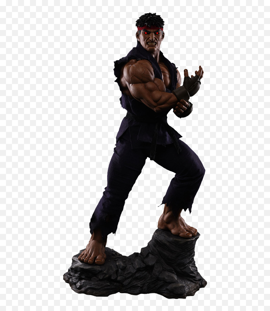 Street Fighter Ryu Evil Statue By Pop Culture Shock - Action Figure Png,Ryu Street Fighter Png