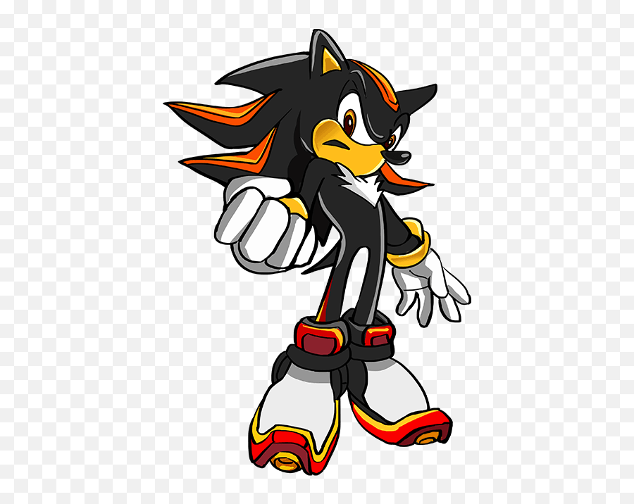 How To Draw Shadow The Hedgehog - Really Easy Drawing Tutorial Ty The Tasmanian Tiger Sly Png,Shadow The Hedgehog Png