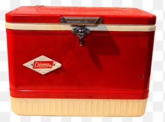 Download Vintage Coleman Cooler With Diamond Logo Found - Coleman Cooler Logo Png,Cooler Png