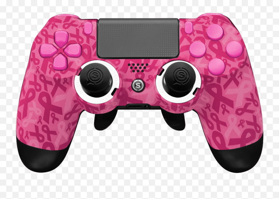 Download Hd Infinity4ps Controller - Breastcancer Pink Scuf Controle Ps4 Png Transparente,Ps4 Png