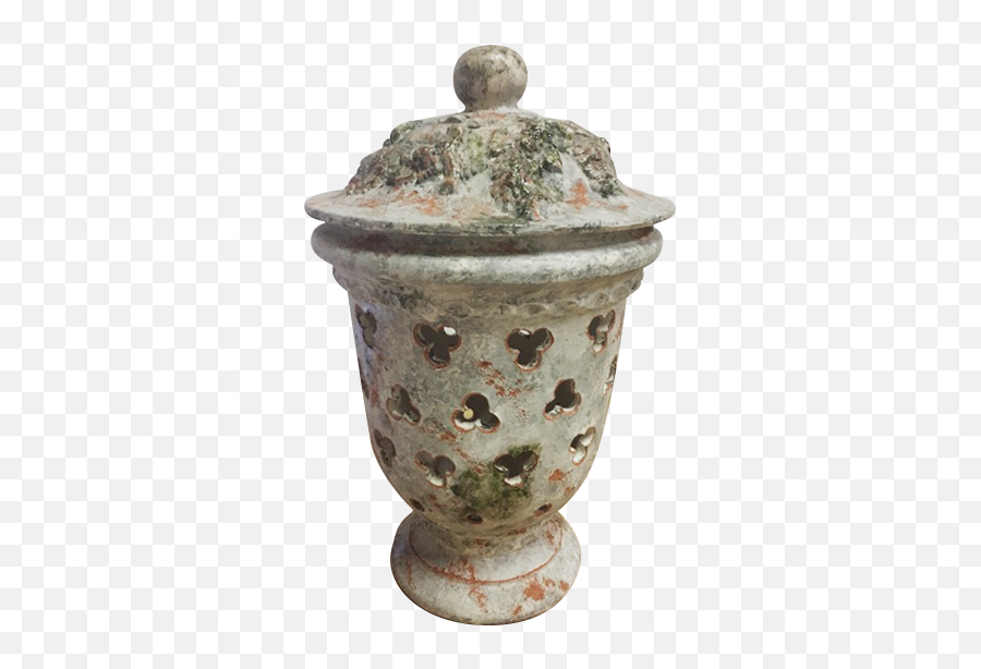 The Photofores Lantern In Antica Grey - Insideoutcollections Urn Png,Lantern Transparent