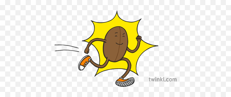 Coffee Bean Illustration - Twinkl Toy Is Under The Bed Png,Coffee Bean Logo