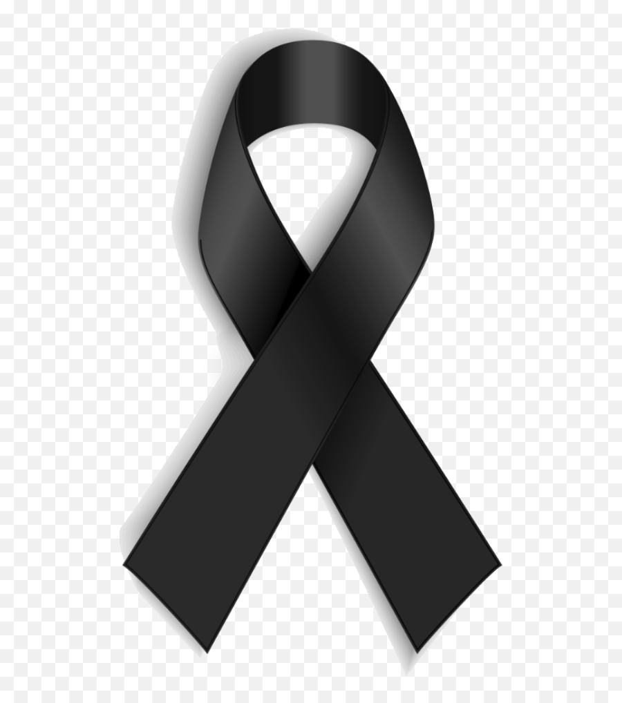 Black Ribbon Awareness Mourning White - Black Ribbon Rip Symbol Png,Cancer Ribbon Transparent Background