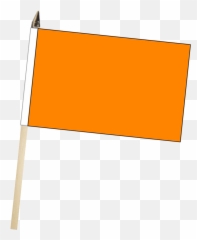 Plain Orange Flag Png Clipart All - Orange Flag Clip Art,Plain Png