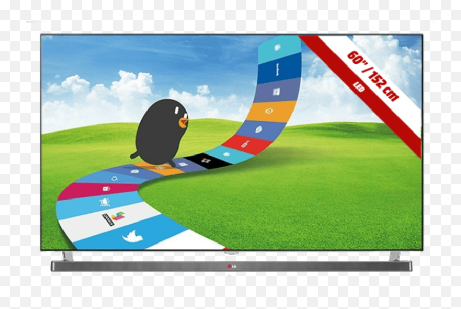 Flat Screen Television Clipart - Television Lg Serie 6 Png,Flat Screen Png