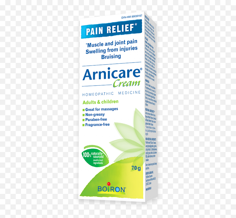 Arnicare Cream Relieves Pain - Packaging And Labeling Png,Bruise Png