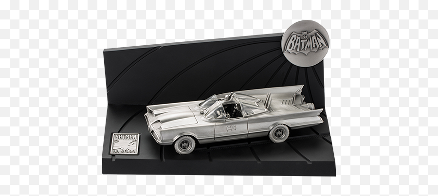 Batman 80th Classic Batmobile Replica - Batman 80th Classic Batmobile Replica Pewter Collectible By Royal Selangor Png,Batmobile Png