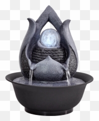 Resin Decorative Fountains Indoor Water - Decoration Transparent png