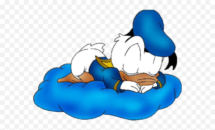 Donald Duck Clipart Sleepy Baby - Baby Donald Duck Baby Donald Duck Sleeping Png,Donald Duck Png