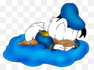 Donald Duck Clipart Sleepy Baby - Sleeping png