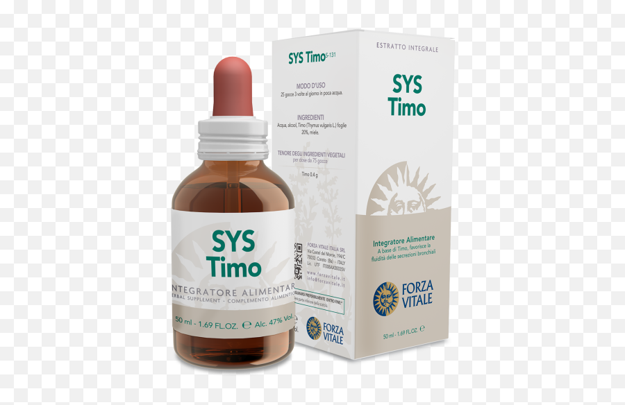 Forza Vitale Sys Timo Volgare Thyme 50 Ml - Forza Vitale Sys Muira Puama Png,Giorno Hair Png