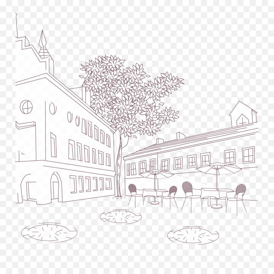 Download Hd Hotel Vacation Drawing - Vacation Transparent Hotel Drawing Png,Vacation Png