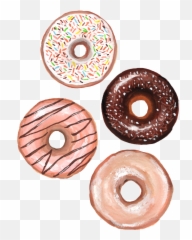 Illustration Design Png Donuts
