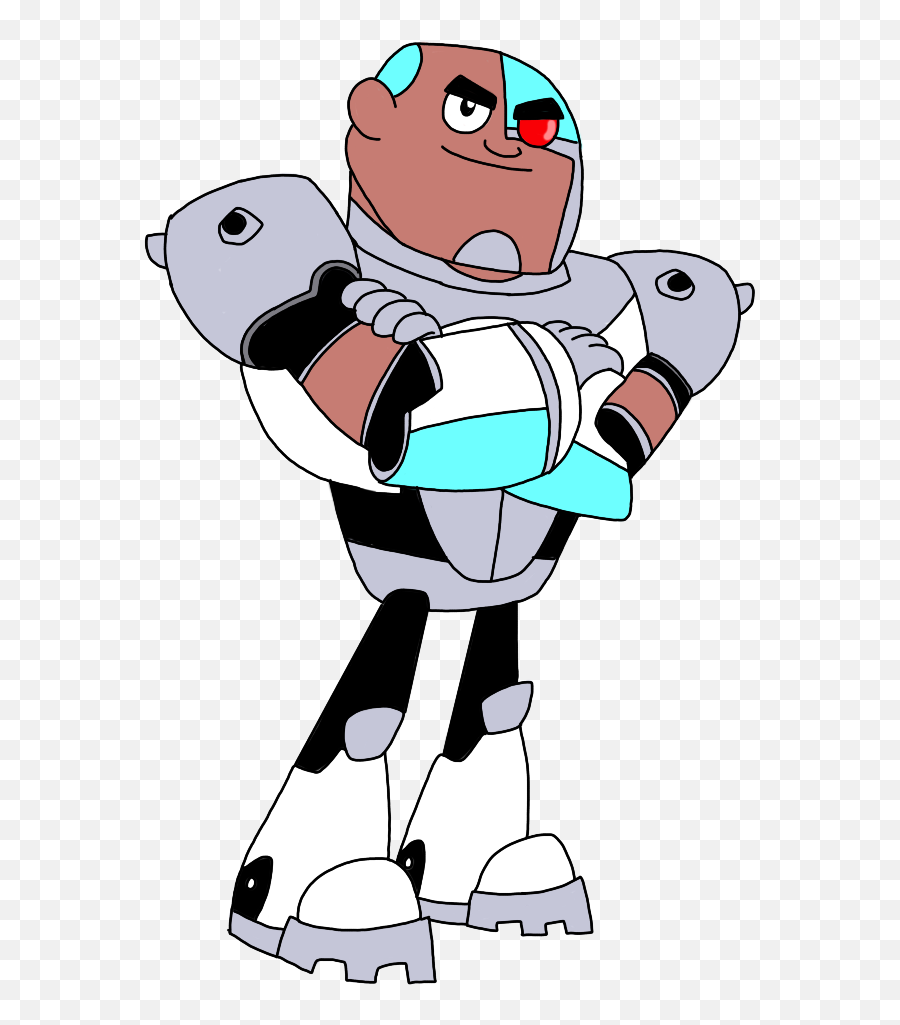 Teen Titans Go Cyborg By Clipart - Cyborg Titans Go Png,Cyborg Logo Png