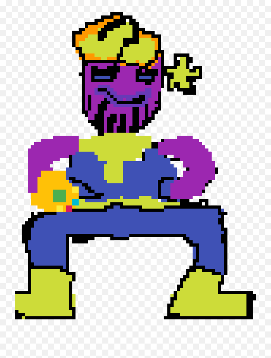 Pixilart - Old Town Road X Thanos By Anonymous Fictional Character Png,Thanos Face Png