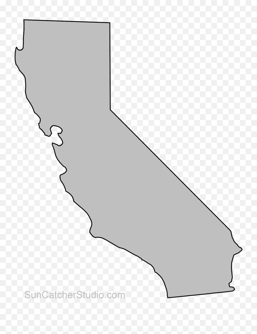 California State Outline - California State Shape Transparent Png,California Map Png