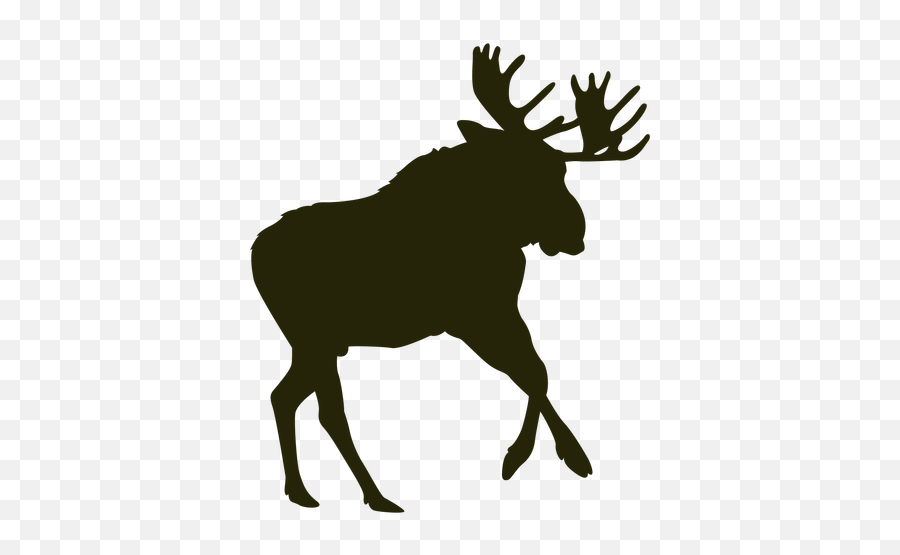 Hunting Moose Right Facing Running - Caribou Png,Moose Transparent