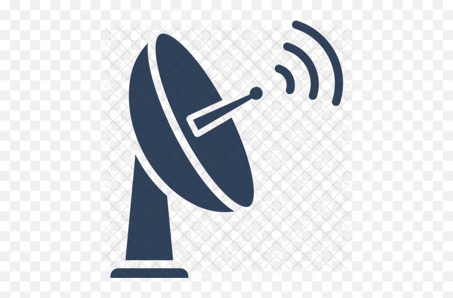 Dish Antenna Icon Of Glyph Style - Dish Antenna Logo Png,Antenna Png