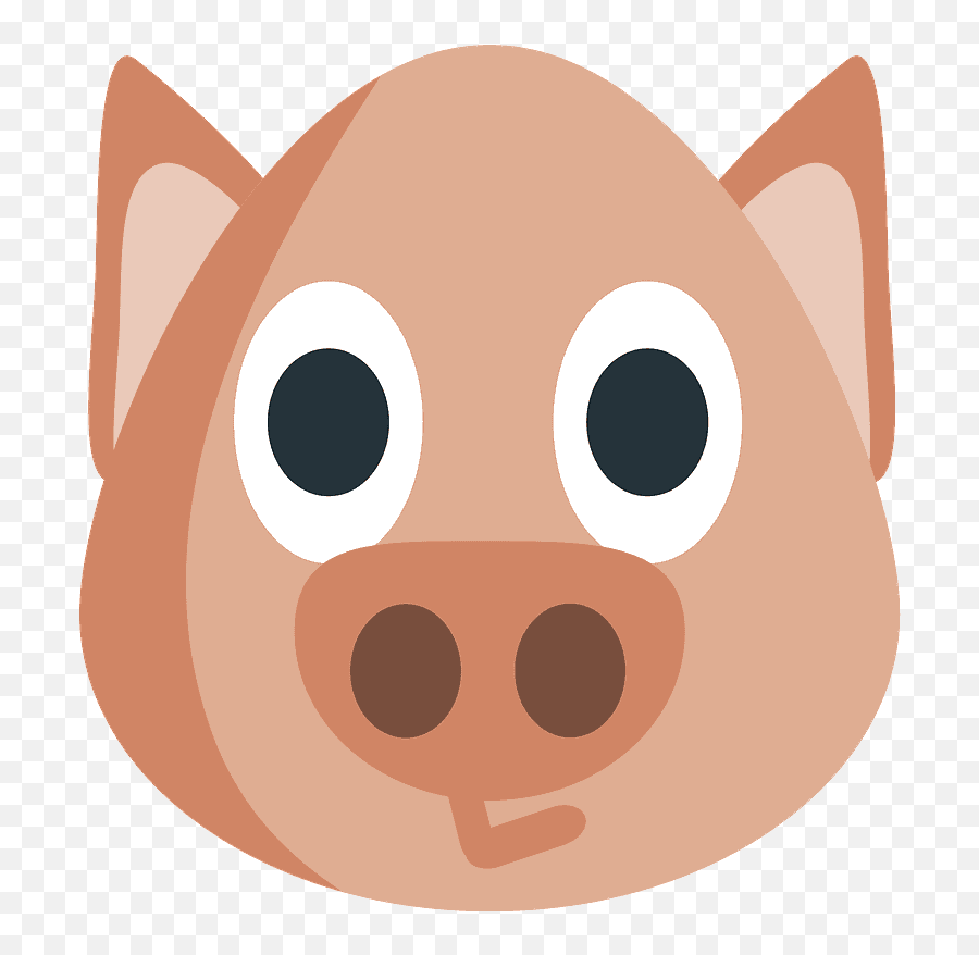 Pig Face Emoji Clipart Free Download Transparent Png - Happy,Pig Emoji Png