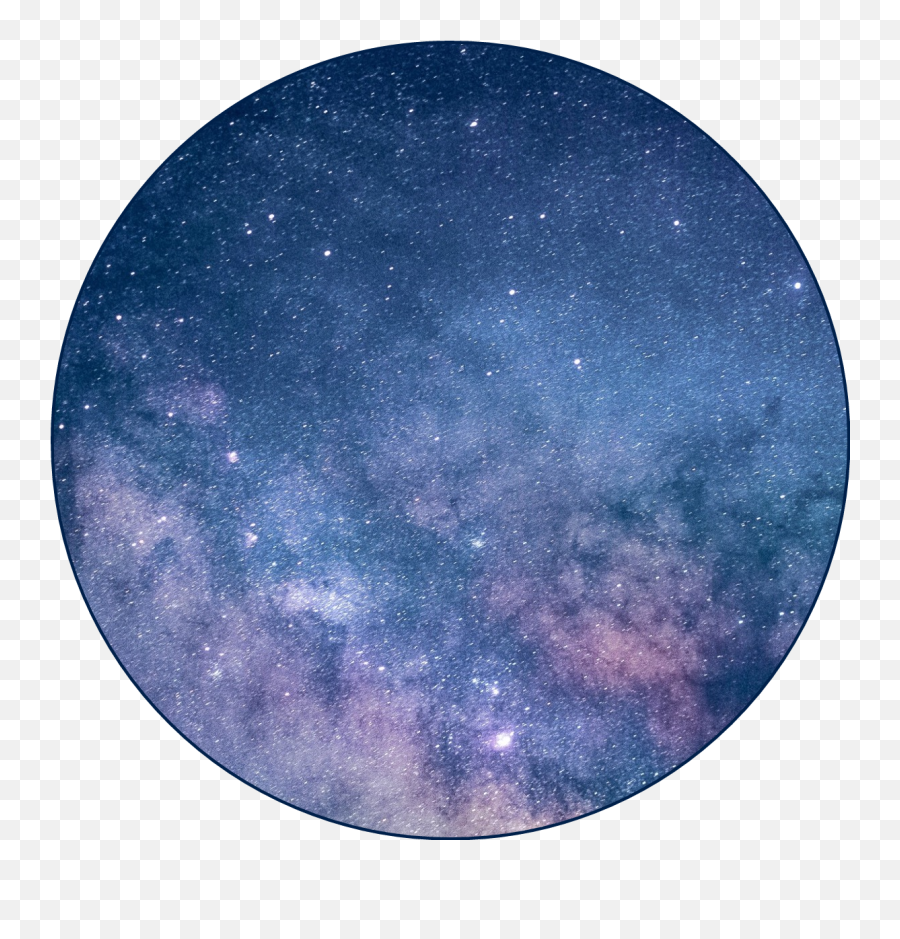 Galaxy Circle Transparent Sticker By Kaitlyn - 8k Star Wallpapers For Iphone Png,Galaxy Transparent