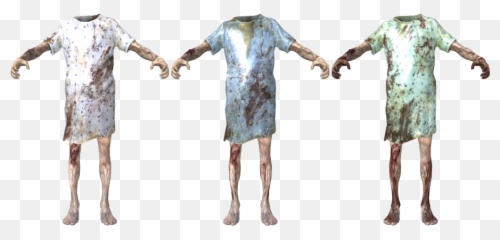 C Zom Zombie2 - Patients Zps549f07b7 Cod Zombies Character Zombies In Hospital Gowns Png,Cod Zombies Png