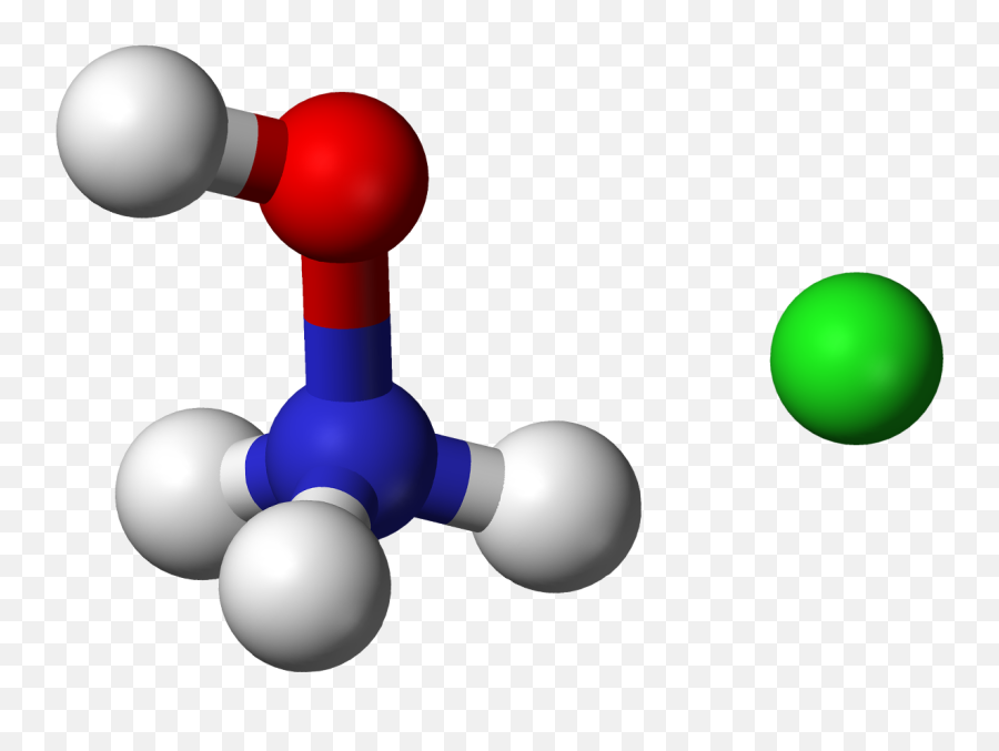 Filehydroxylammonium - Chloride3dballsionicpng Ammonium Ion,3d Sphere Png