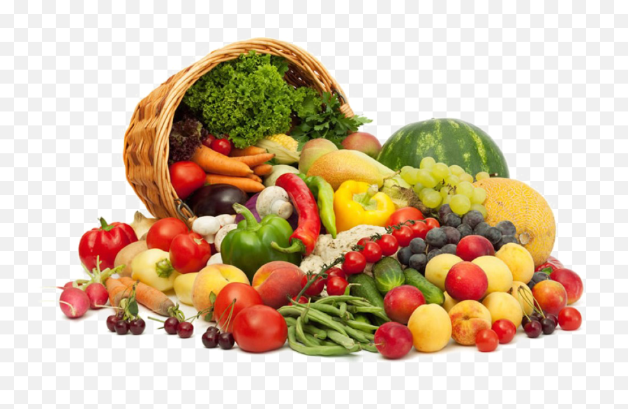 Download Food - Fruits And Vegetables Png Png Image With No Vegetable And Fruits Png,Vegetables Transparent Background