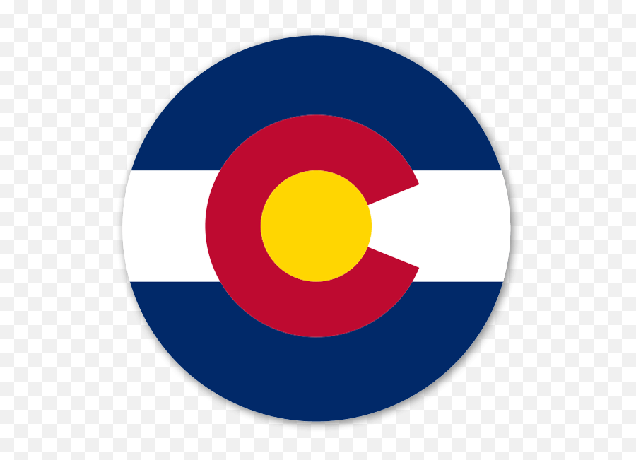 Colorado Circle Flag - Colorado State Flag Png,Colorado Flag Png