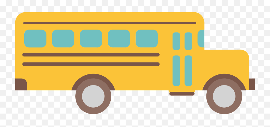 School Bus Clipart - Commercial Vehicle Png,School Bus Transparent