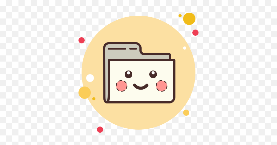 Kawaii Folders Icon - Kawaii Folder Icons Png,Folder Image Icon