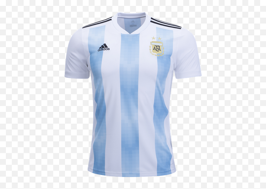 Argentina Home Soccer Jersey - Argentina Home Jersey 2018 Png,Soccer Jersey Png