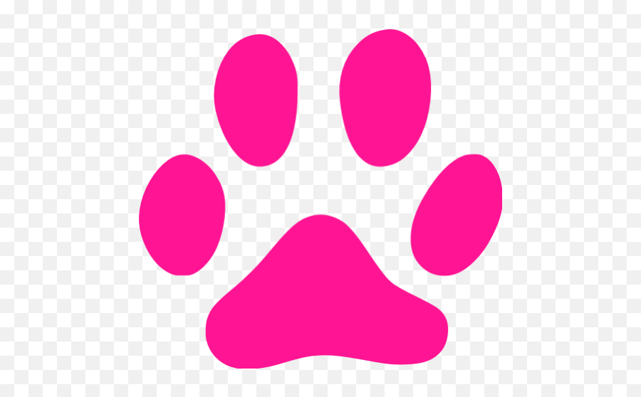 Deep Pink Footprints Cat Icon - Free Deep Pink Footprint Pink Cat Icon Png,Foot Print Icon