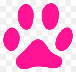 Deep Pink Footprints Cat Icon - Free deep Pink Cat Icon Png