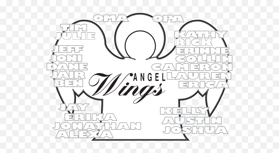 Angel Wings Names Logo Download - Dot Png,Angel Wings Icon For Facebook