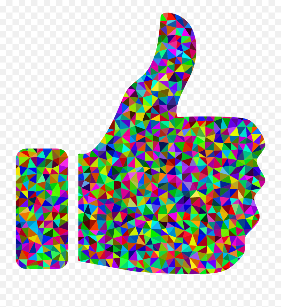 Library Of Thumbs Up Free Clip Art Png Files Clipart - Rainbow Thumbs Up Emoji,Thumbs Up Transparent Background