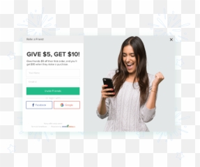 Best Referral Software Program Invitereferrals - Smartphone Png,Refer A Friend Icon Png