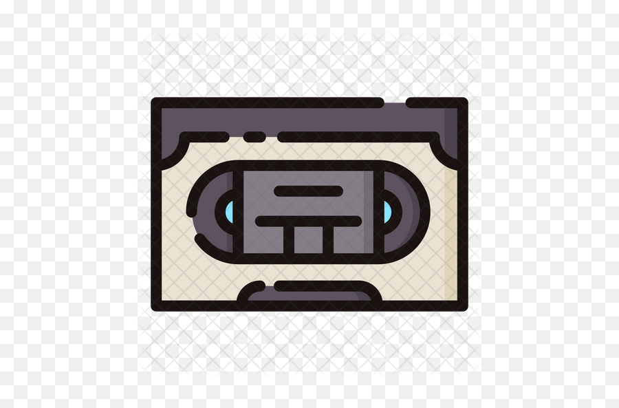 Vhs Icon Of Colored Outline Style - Clip Art Png,Vhs Logo Png