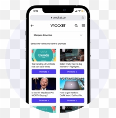 Vrocket Promote Your Youtube Video Channel Grow - Smart Device png