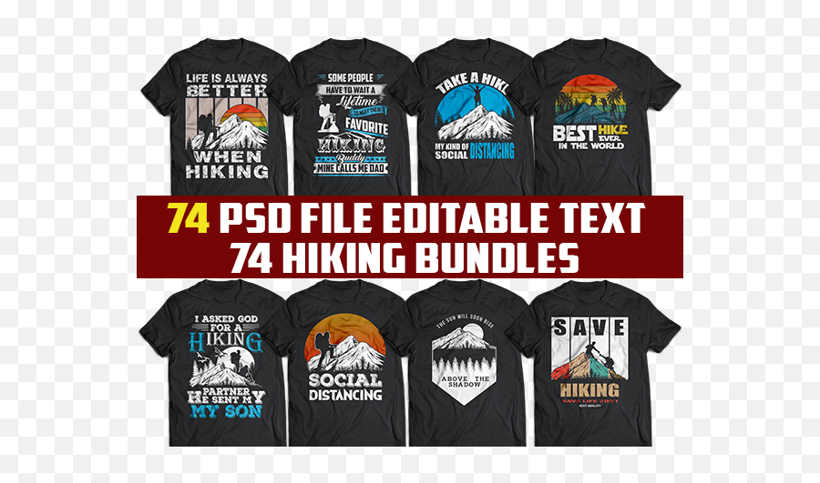 Hike Png File Digital Download T Shirt - For Adult,Religious Buddy Icon