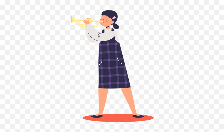 Trumpet Icon - Download In Colored Outline Style Trumpet Png,Trumpet Icon