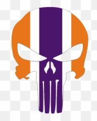 Download Clemson Football Clipart - Punisher Logo png
