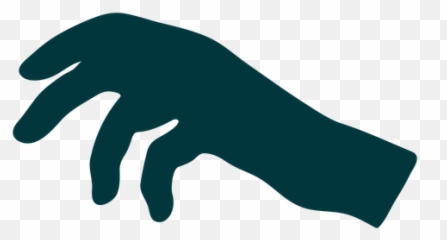 Hand Palm Down Vector Transparent Png U0026 Svg - Horizontal