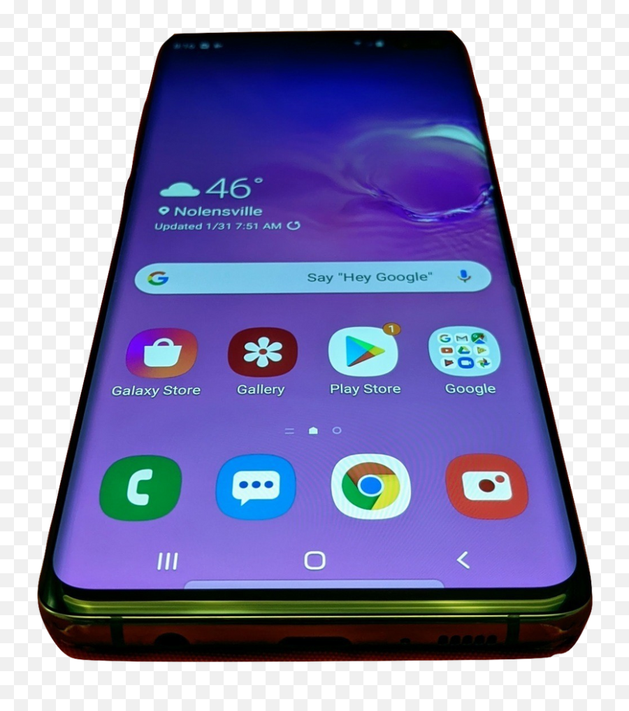 Samsung Galaxy S10 Plus G975u 128gb Straight Talk Refurbished Smartphone - Samsung Straight Talk Phones Png,Samsung S7 Icon Glossary