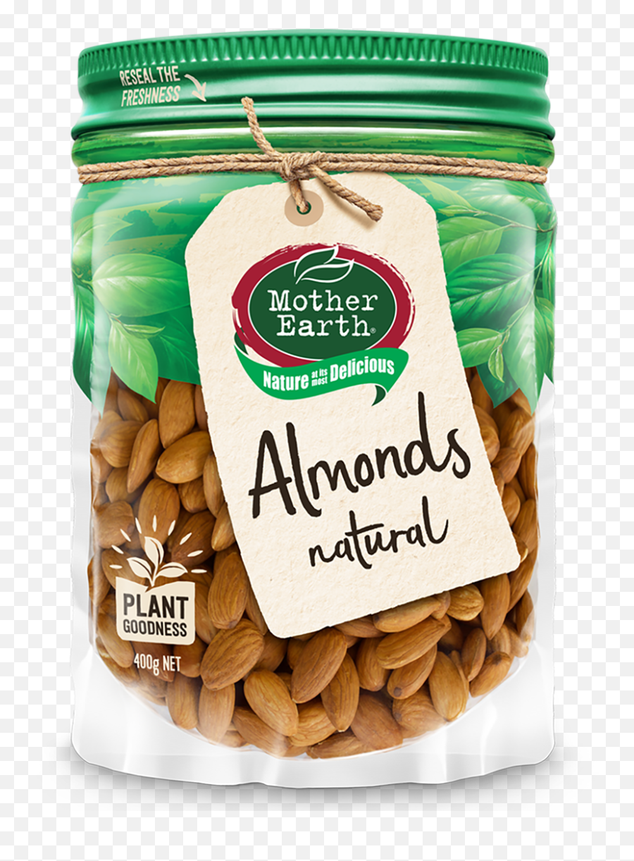 Natural Almonds 400g - Earth Png,Almonds Png