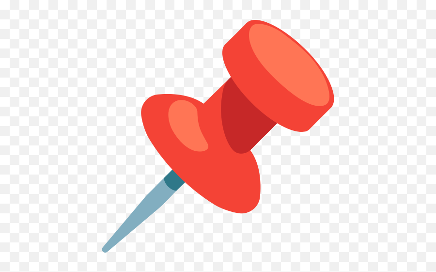 Pushpin Emoji - Aesthetic Sticker Push Pin Png,Pinterest Repin Icon