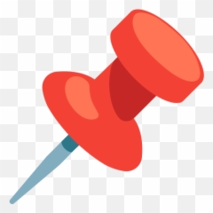 Pushpin Emoji - Aesthetic Sticker Pin png