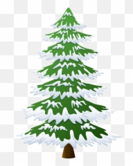 Snow Covered Tree Clipart Winter Png